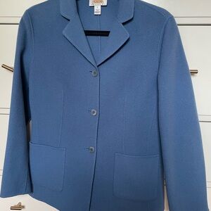 Talbots petites classic lightweight wool blazer